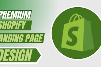 build or redesign shopify landing page with pagefly, shogun, gemspages