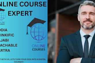 setup online course website, kajabi, thinkific, podia, wix or teachable websites