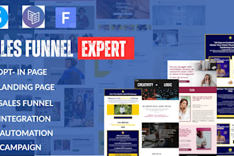 systeme io sales funnel, systeme io landing page, systeme io, funnelish, carrd