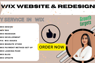 do wix website design wix website redesign website development wix landing page