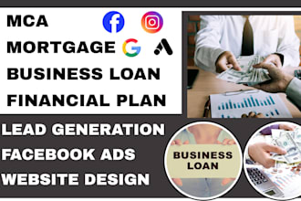 generate business loan leads mca leads loan leads mortgage leads website design
