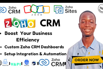 setup, customize, integrate, ai chatbot and zoho marketing automation, zoho crm