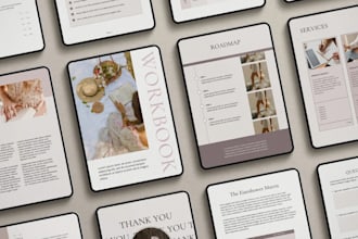 design canva workbook canva template worksheet canva ebook etsy digita product
