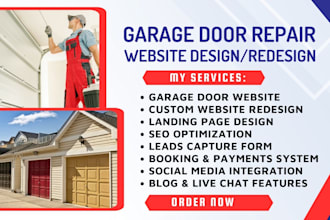 garage door garage door repair door installation home security handyman website