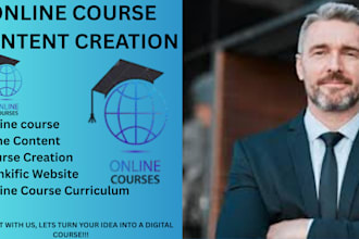 create online course content, curriculum research, course creation on thinkific