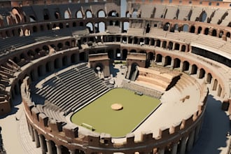 3d monument model 3d building design 3d ancient arena family history engraving