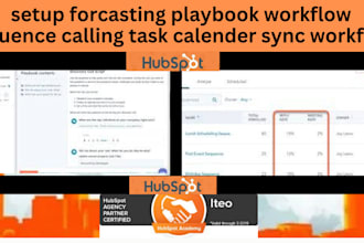 setup forcasting playbook workflow sequence calling task calender sync workflow