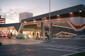 design car showroom,3dcgi spa design,hair salon,motor home interior and exterior