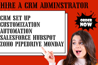 do CRM set up customization automation salesforce hubspot zoho pipedrive monday