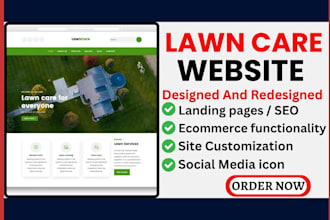build lawn care website landspacing snow removal  gardening company website