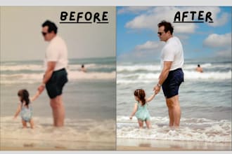 upscale, enhance, restore quality of photos and images