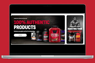 design nutraceutical shopify store supplement website nutraceutical sarms store