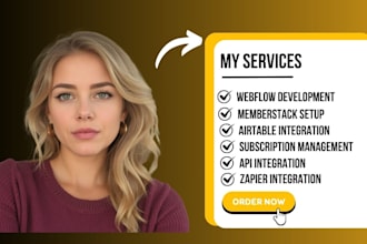 figma to webflow memberstack subscription websites integrate zapier airtable