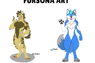 draw your furry art character, fursona, oc character design