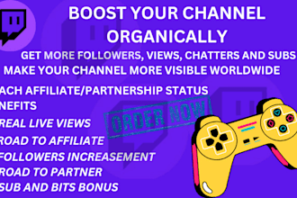 do twitch promotion to bring subs, twitch viewers, twitch channel affiliate