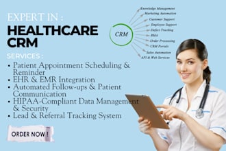 setup healthcare CRM salesforce zoho nexhealth epic systems zendesk mondaycom