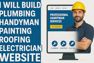 build plumbing handyman painting electrician hvac website