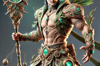 design custom 3d models for nfts, metaverse avatars, and games