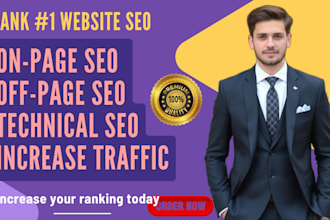 optimize shopify wix squarespace wordpress website seo for google 1st page rank