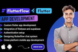 build flutter flow app development flutterflow app flutter app firebase ios app
