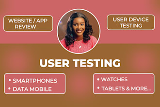 user testing app testing website testing QA iphone ipad and android user testing