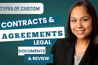 write and review legal contracts, agreement, motions, leases, lawsuits, divorce