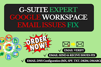 set up mx google workspace g suite email migration dmarc dkim deliverability