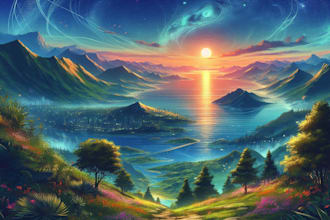 illustrate environments, landscapes, board game, concept art