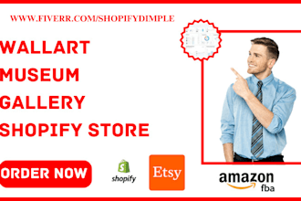 design photoshop wallart gallery photography museum shopify store or website