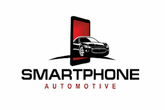 make unique custom smartphone and automotive logo