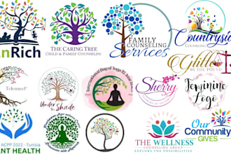 esign medical, mental, wellness,counseling logo design