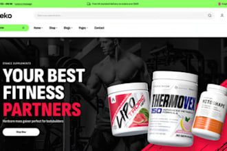 design nutraceutical supplement website nutraceutical product shopify store