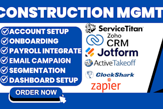 active takeoff servicetitan clockshark n8n knowify jobnimbus zapier automation