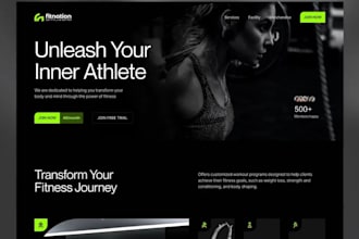 build modern fitness, personal trainer, sports, gym, workout wordpress website