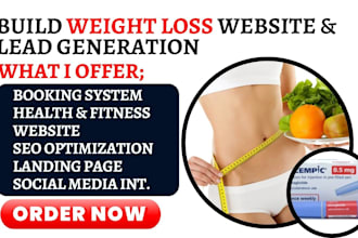 generate exclusive weight loss lead weight loss landing page weight loss website