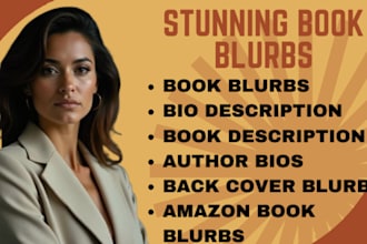 write a compelling book blurb or KDP back cover description that sells