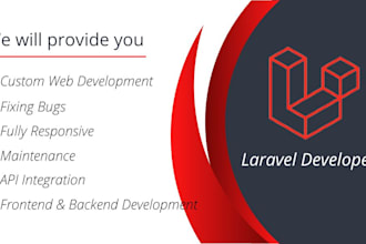 be your expert PHP laravel developer for custom websites