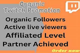 organically promote your twitch channel twitch affiliate twitch partner