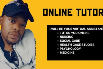 tutor you in social sciences and nursing