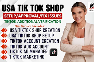create USA tiktok shop setup tiktok shop manage USA tiktok shop representative