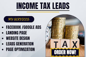 income tax leads tax website bookkeeping website finance website tax website