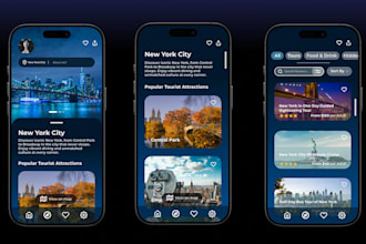 develop city tour app, tourism app, city guide app, travel planning app