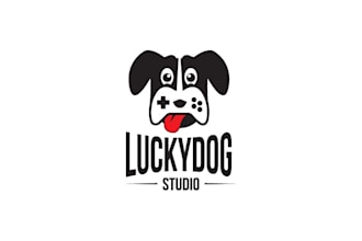 create a new lucky dog studio logo