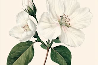 do  create custom botanical illustration, concept art,