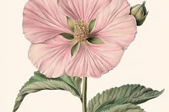 make  botanical illustration art for you