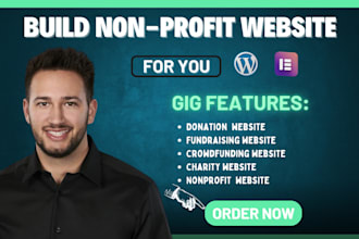 design a donation website,nonprofit website for charity, 501c3 ngo website