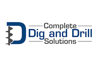 design wordmark text dig and drill logo