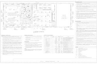 design drawing electrical system for city or county permit and construction