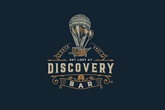 design high resolution attract discovery bar logo