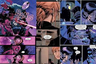comic book character comic page comic strip  graphic novel as comic book artist